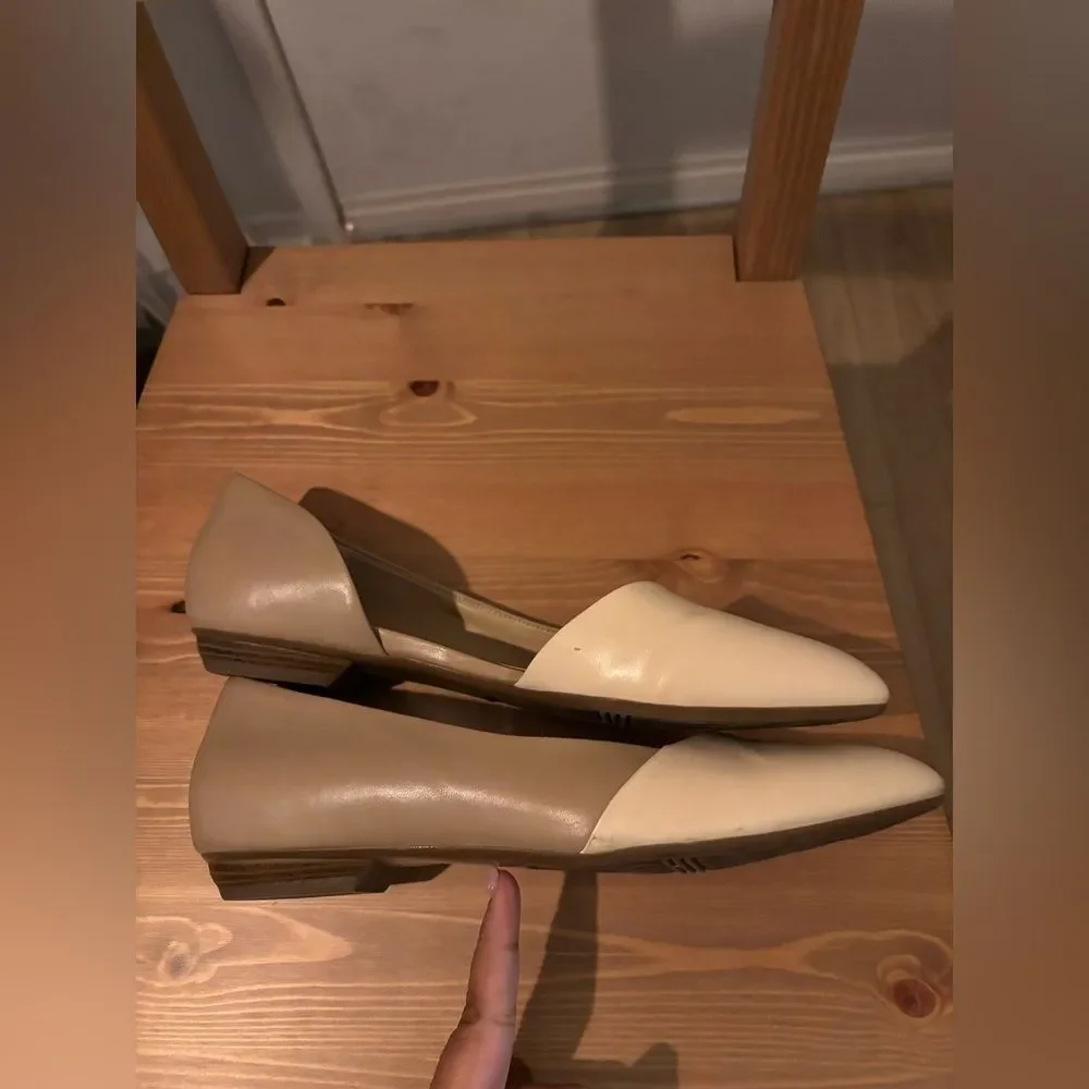 Naturalizer Pink/Taupe D’orsay Flats Size 9